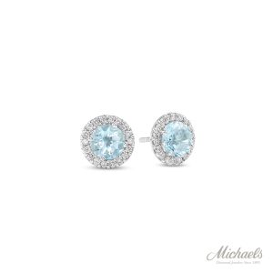 Aquamarine-diamond-earrings