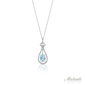 Aquamarine-diamond-necklace